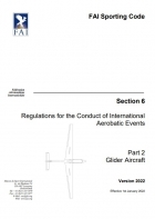 REGOLAMENTO - FAI SPORTING CODE SECT 6 PART 2 - GLIDER AIRCRAFT 2024 - AEROCLUB VOLOVELISTICO TOSCANO