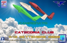 CAMPIONATO ITALIANO Cat. CLUB e VOLO ARTISTICO "TROFEO COLOMBANI-CARMASSI" 2020 - AEROCLUB VOLOVELISTICO TOSCANO