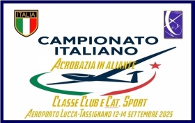 CAMPIONATO ITALIANO CAT. CLUB/SPORT E "TROFEO COLOMBANI-CARMASSI" 2025 - AEROCLUB VOLOVELISTICO TOSCANO